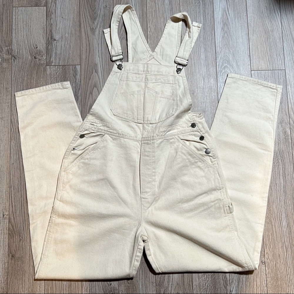 VTG London London Overalls Stone Wash Denim Bib Jeans Medium Like New